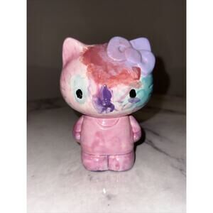 VINTAGE AUTHENTIC Sario Hello Kitty Hand Painted Ceramic Figurine Kawaii